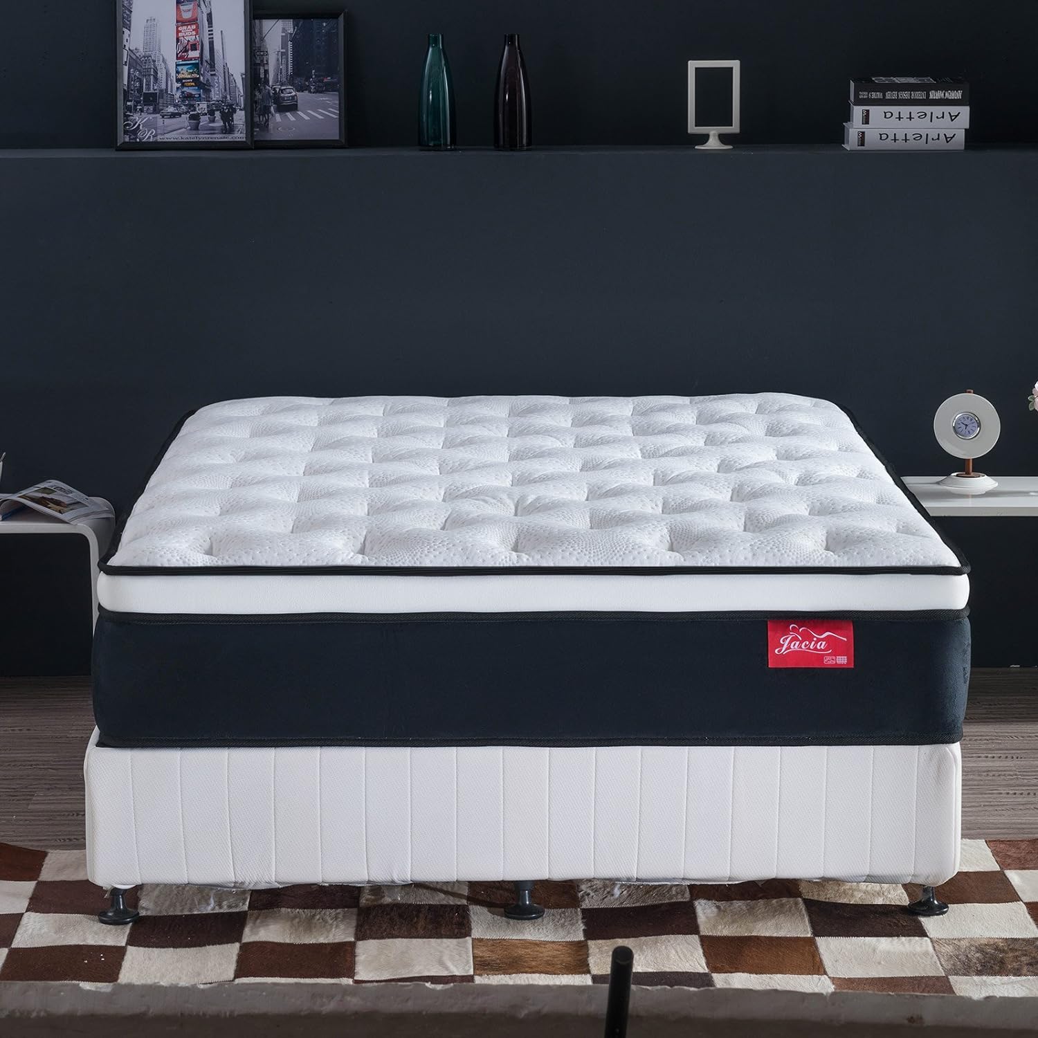 Jacia House Pillow-Top Pocket Spring Hybrid Mattress